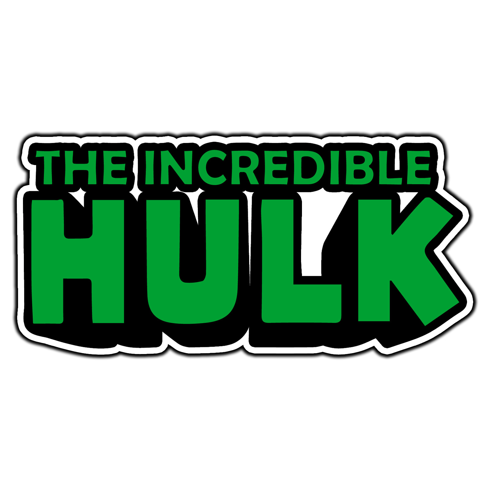Hulk Title Logo #2 Sticker Waterproof Vinyl Decal Die-Cut Garage Car