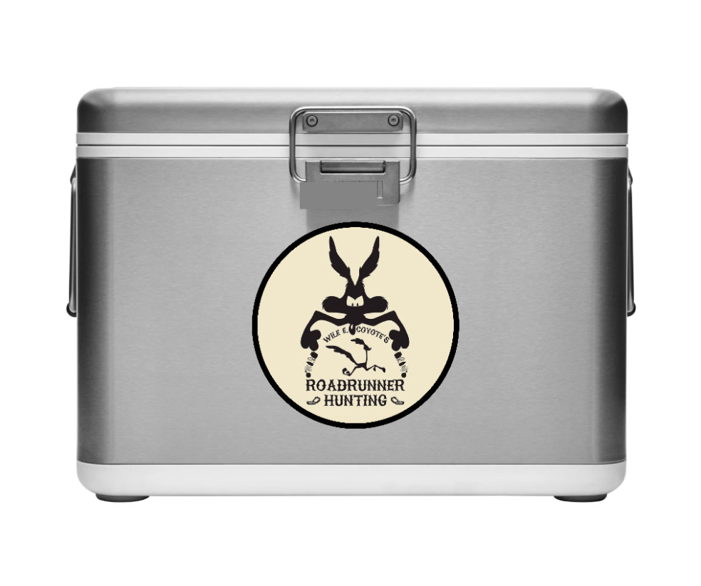 Wile E (RR Hunting) – 4" Handmade Vinyl Decal Vehicle Laptop Cooler Tumbler 26