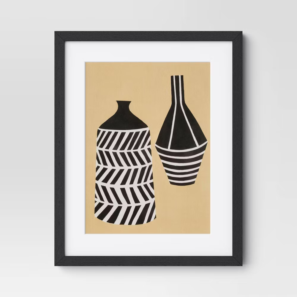 Threshold Poster Modern of 2 16"x20" Set Vase I II Wall Art