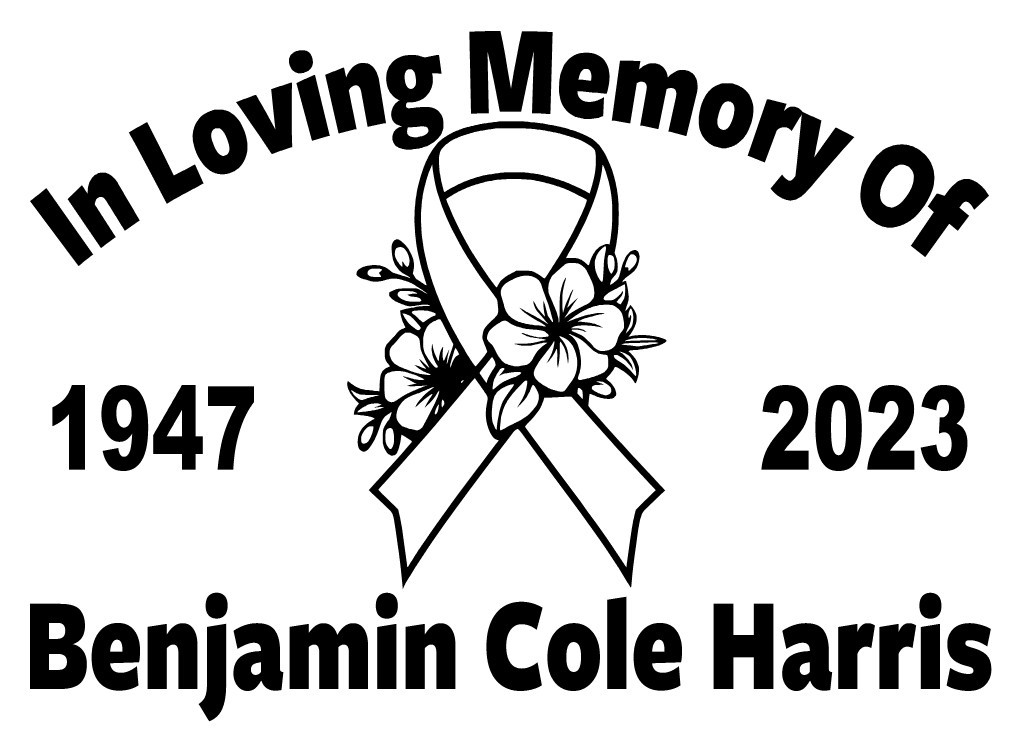In Loving Memory Decal Cancer Ribbon Flowers Floral Car Vinyl Sticker Custom