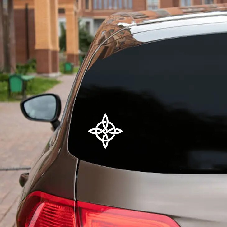 Witches Knot Vinyl Decal Wiccan Symbol Protection Witch's Charm Die Cut Sticker