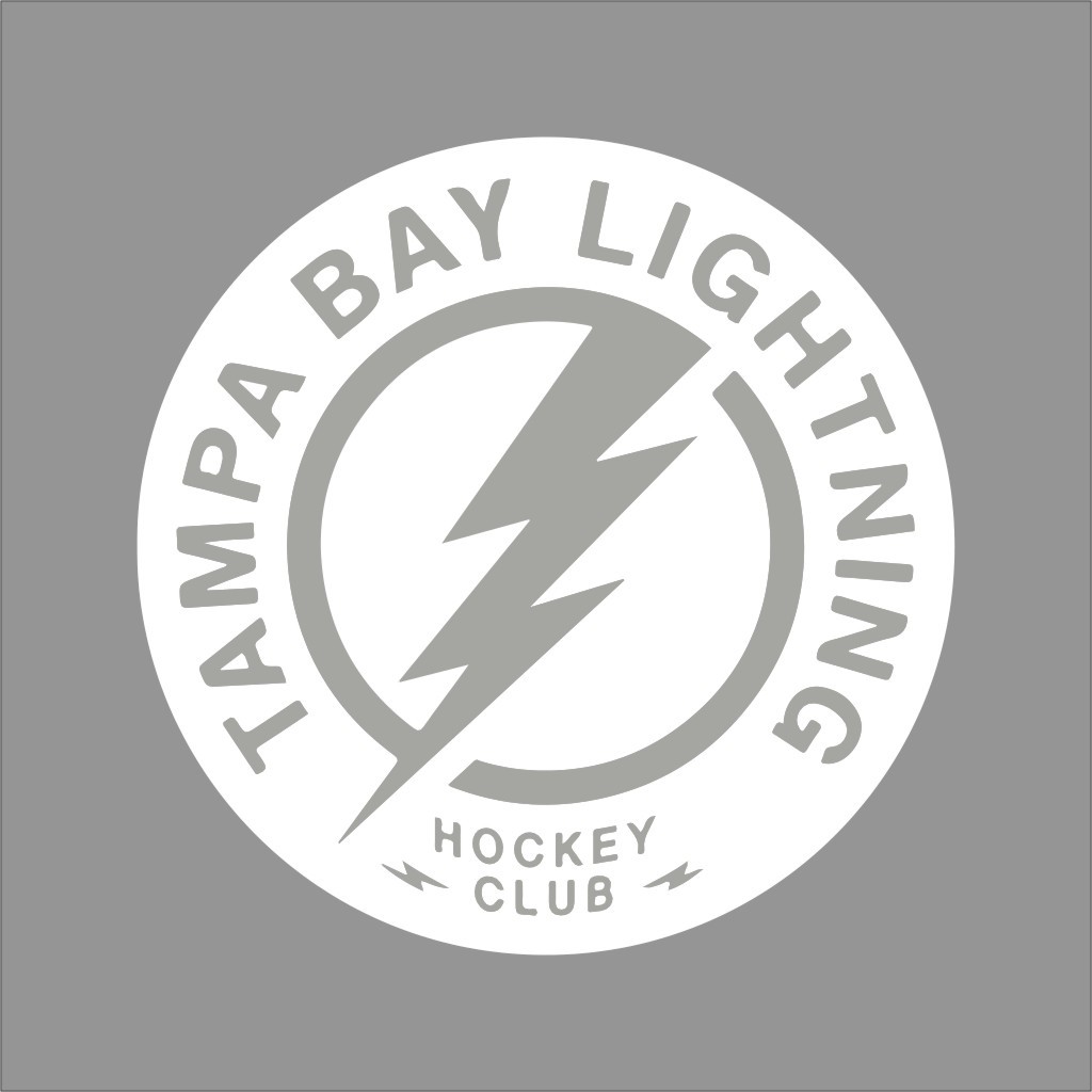 Tampa Bay Lightning #4 NHL Team Logo 1Color Vinyl Decal Sticker Car Window Wall