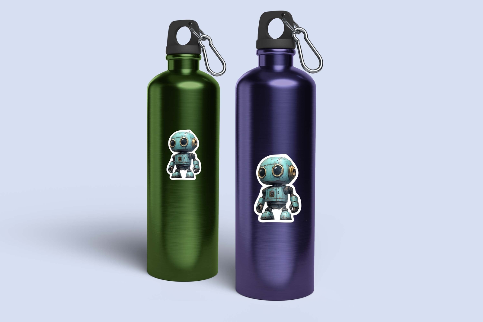 Cute Cartoon Robot Sticker – Durable Weatherproof Vinyl for All Surfaces