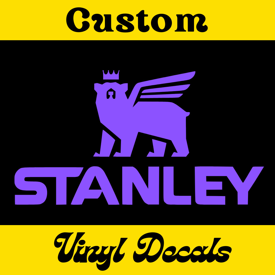 "Stanley Bear Vinyl Decal 2pk – Tumblers, Laptops, Camping, Hiking & Travel!