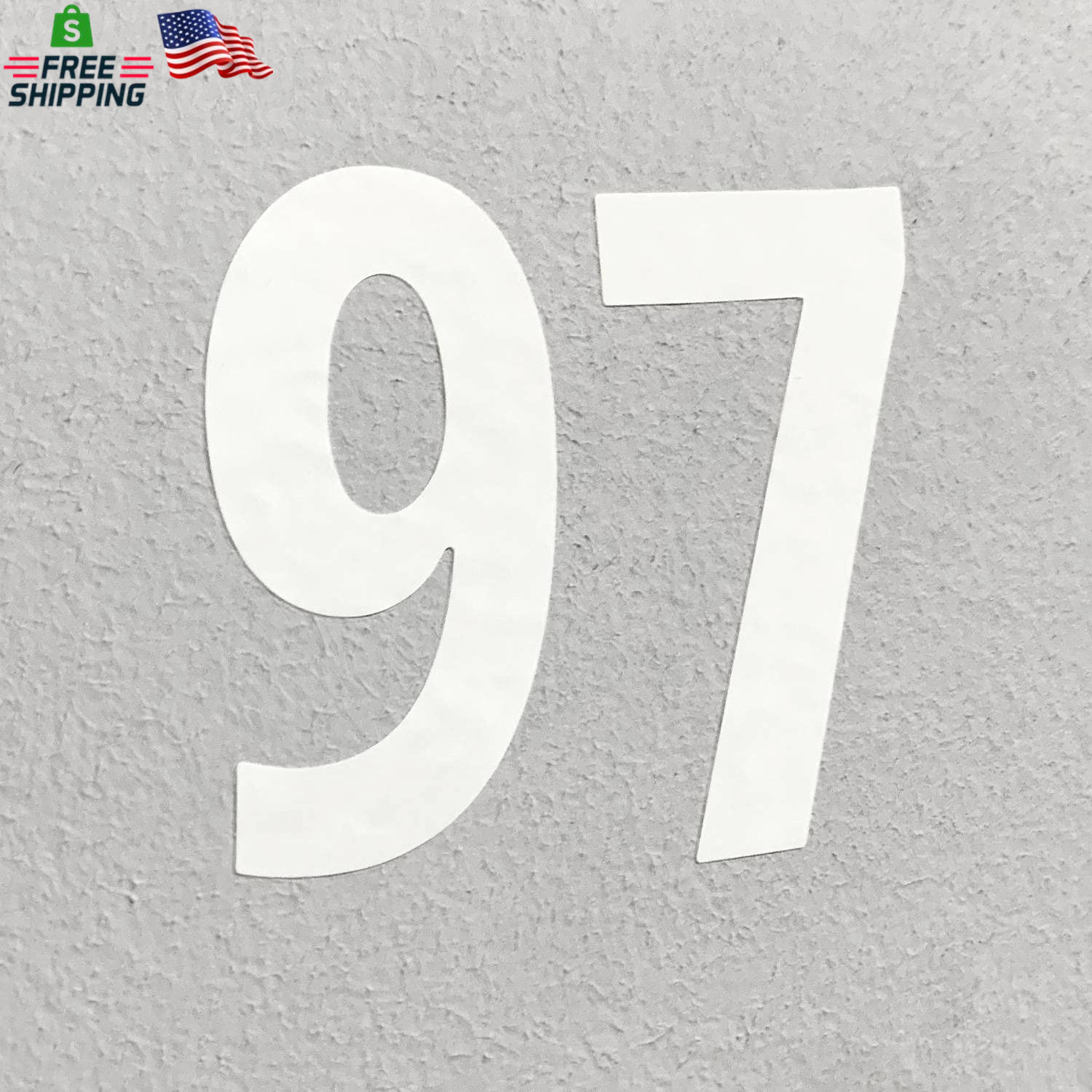 600 Pieces, 1" – Number Stickers, Waterproof Vinyl Stick on Numbers – Black