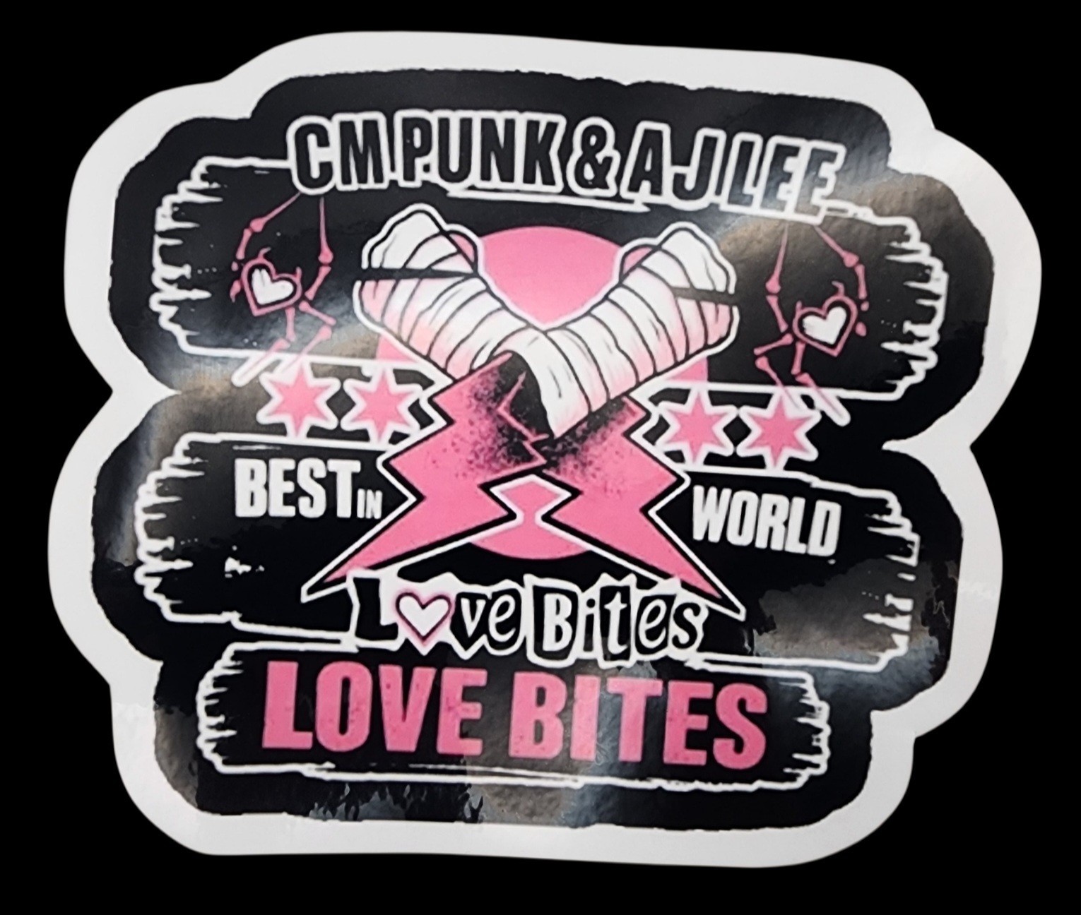 Female Wrestler Waterproof Car Decal Laptop Vinyl Sticker Large