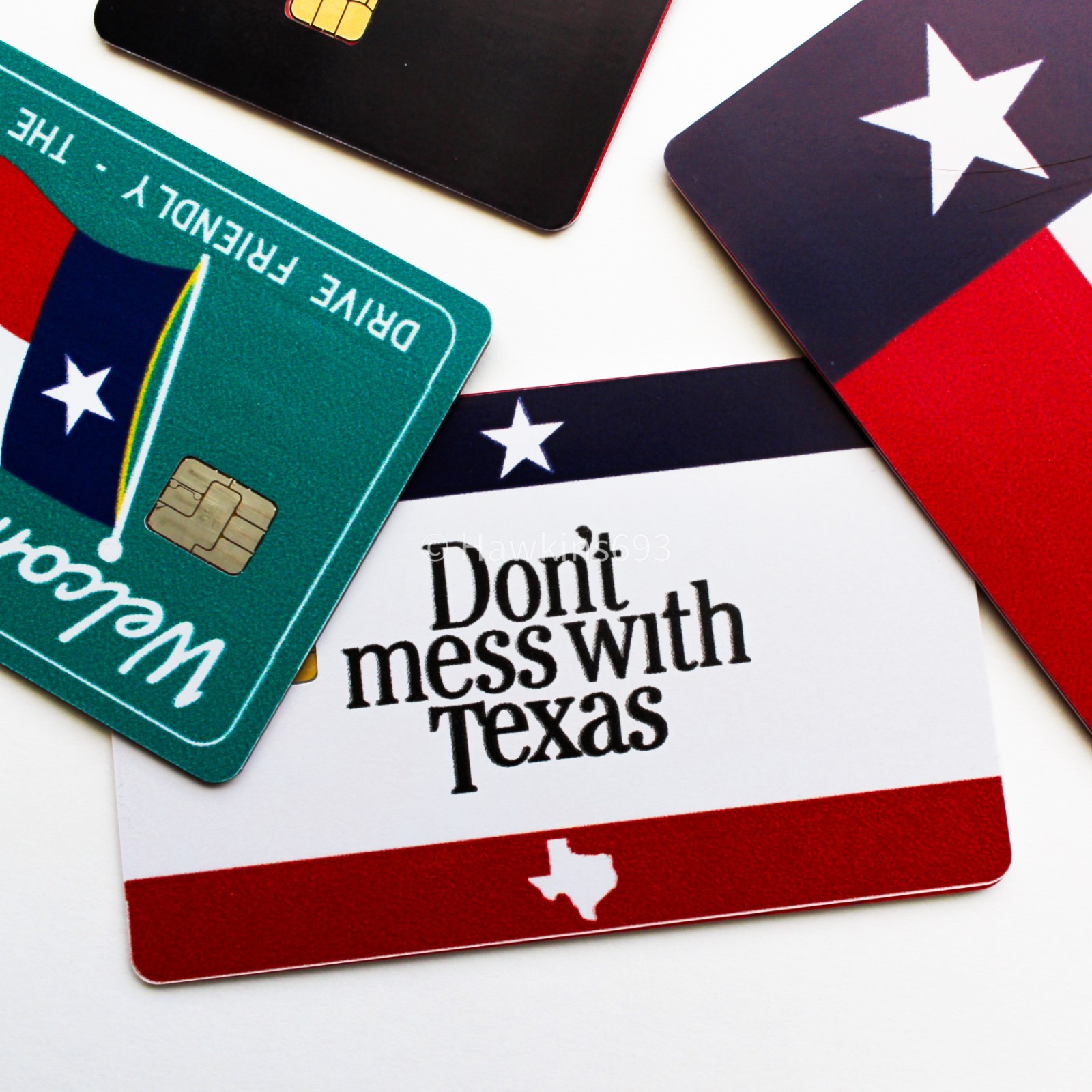 Don’t Mess With Texas Credit/Debit Card Skin – Waterproof Vinyl Sticker Cover