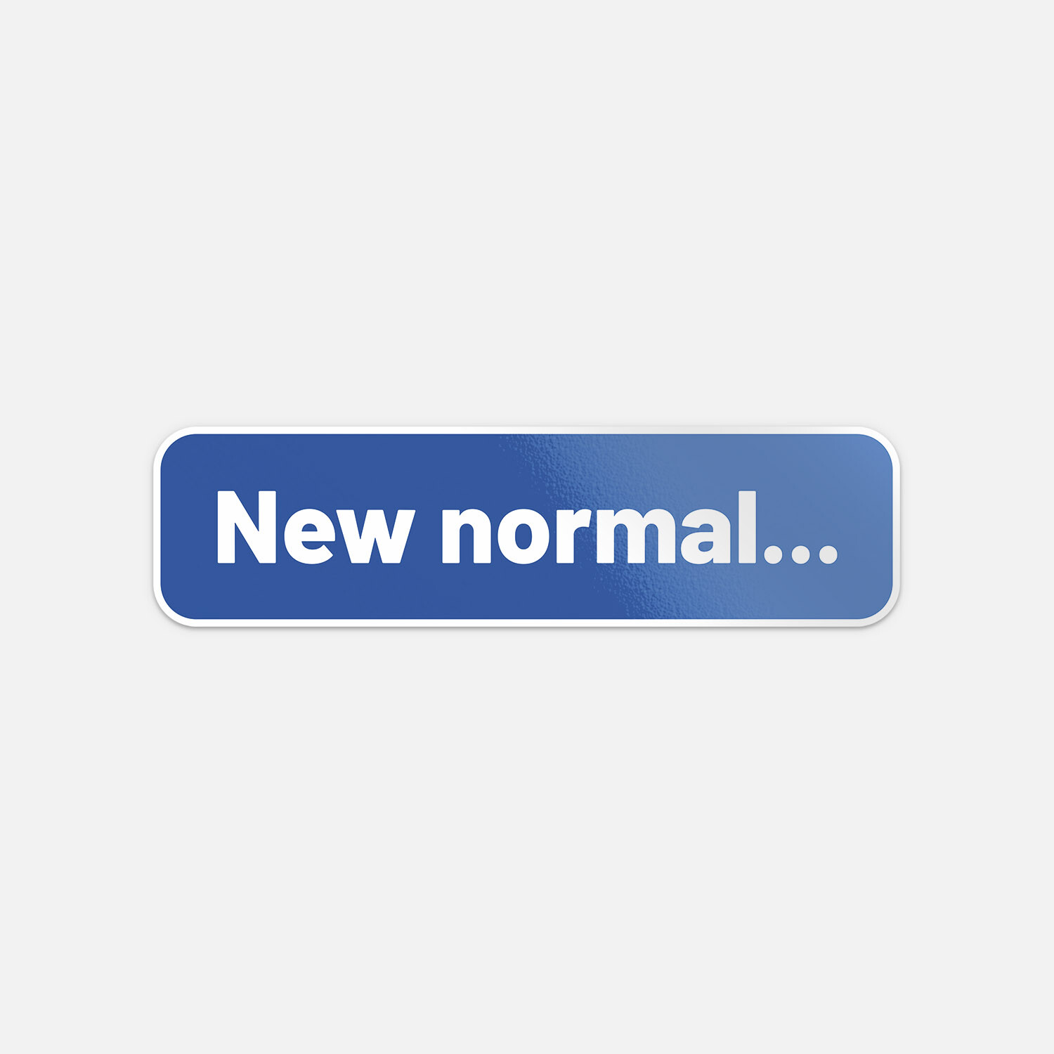 New Normal Quote Car Bumper Vinyl Sticker Decal