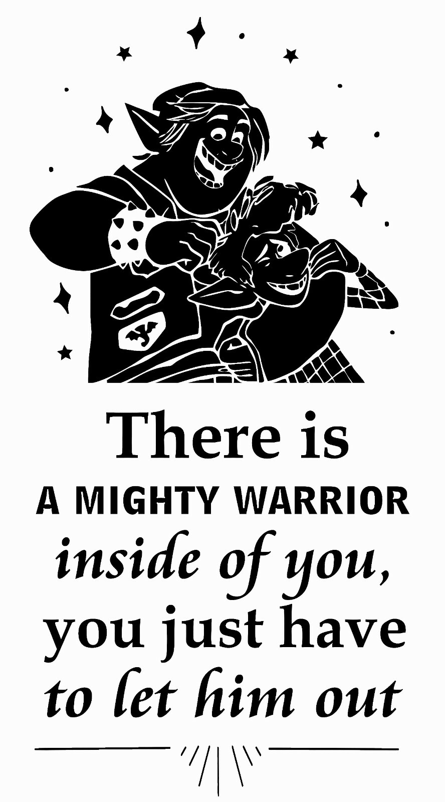 Inspirational Disney Movie Onward Wall Decal Quotes Home Bedroom Sticker 20×36