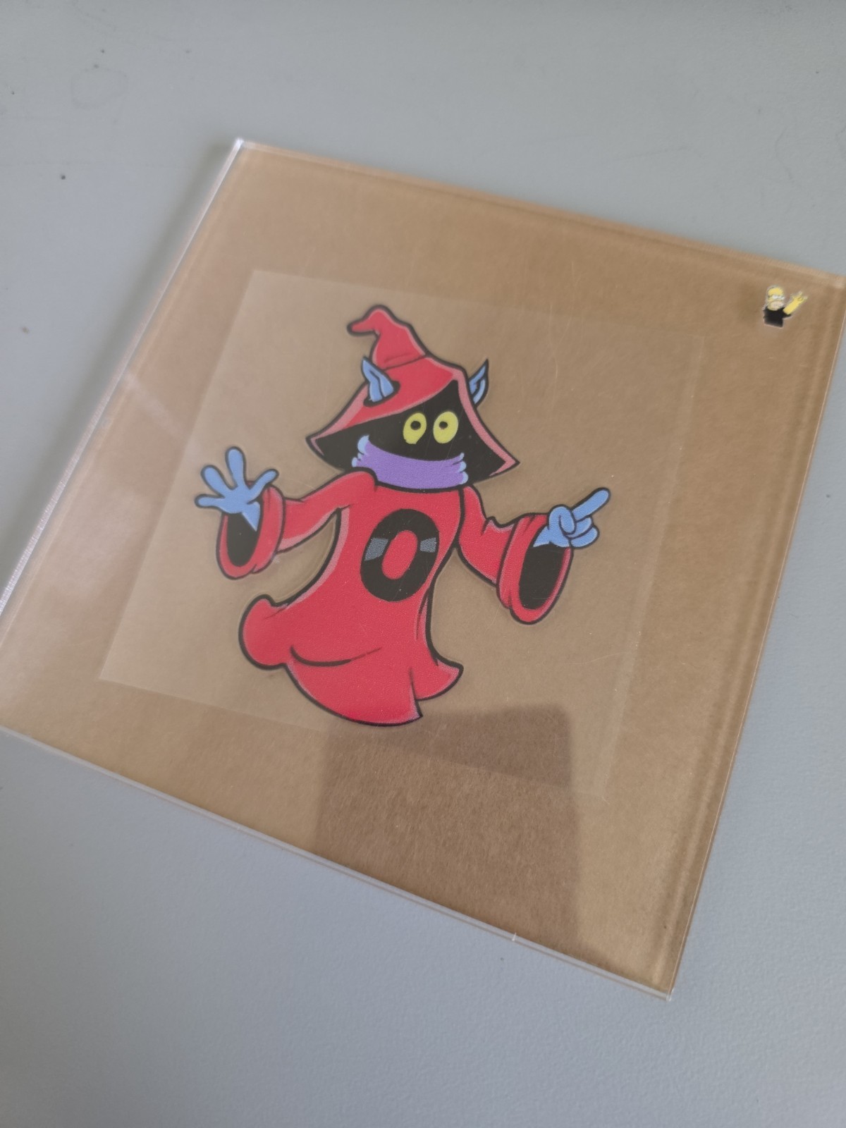 Orko 2 Retro Cartoon Vintage UV DTF Raised Decal Sticker Waterproof 3in