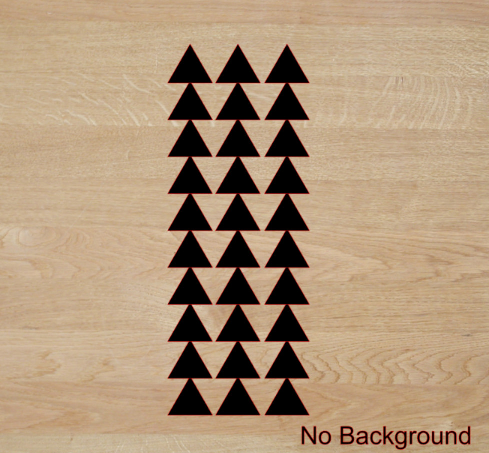 Hawaiian Tribal Triangles Decal PICK SIZE COLOR Vinyl Sticker Polynesian Tattoo