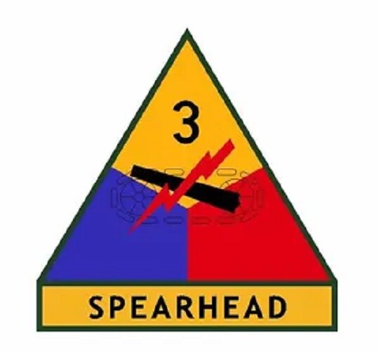 3rd Armored Division Sticker Decal M352