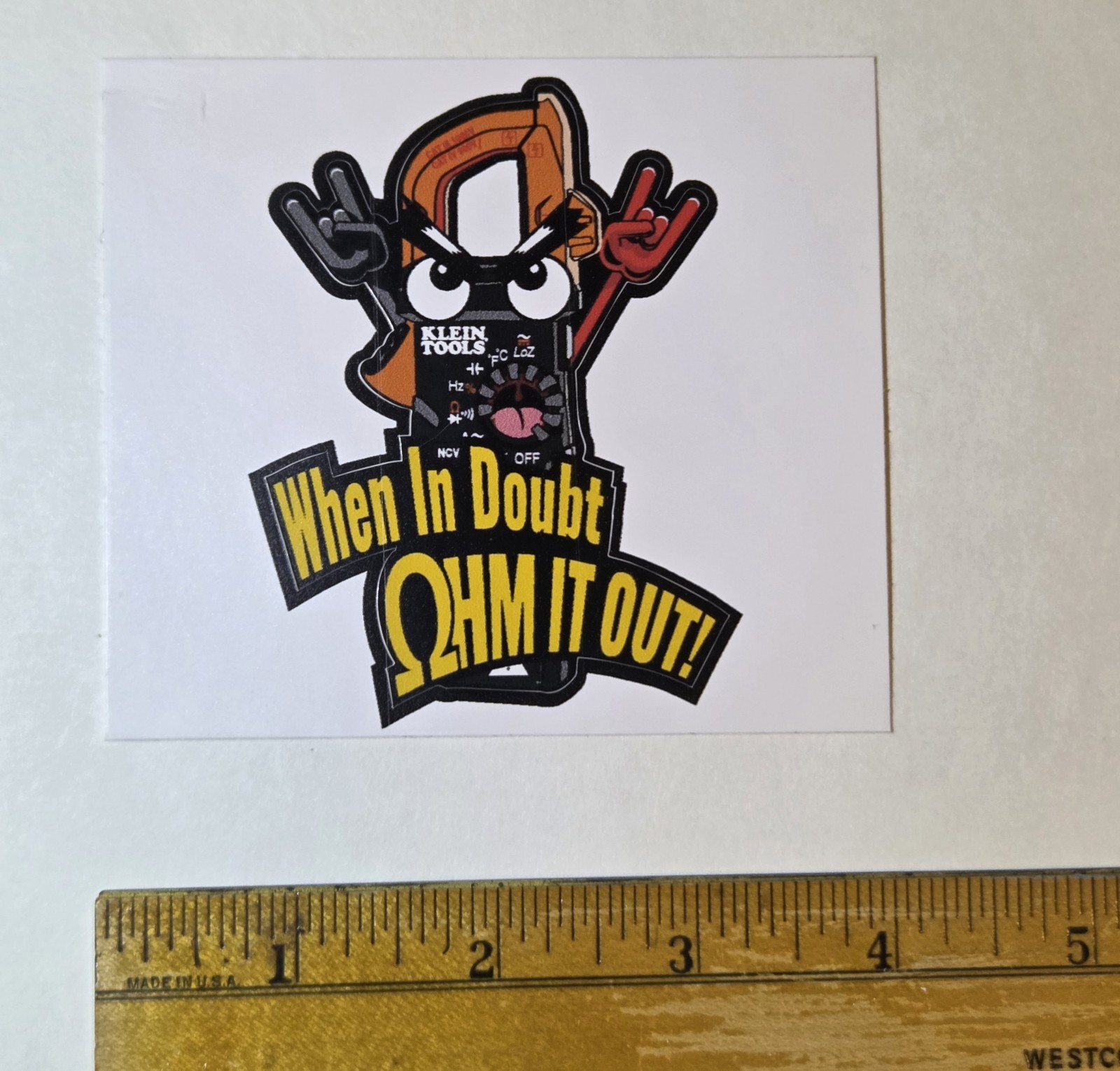 Klein Tools Tradesman Club Exclusive Giveaway Sticker Febuary 2024