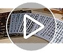 8 Sheets Mailbox Numbers Sticker, Self-Adhesive Vinyl Letters Numbers Kit for Ma