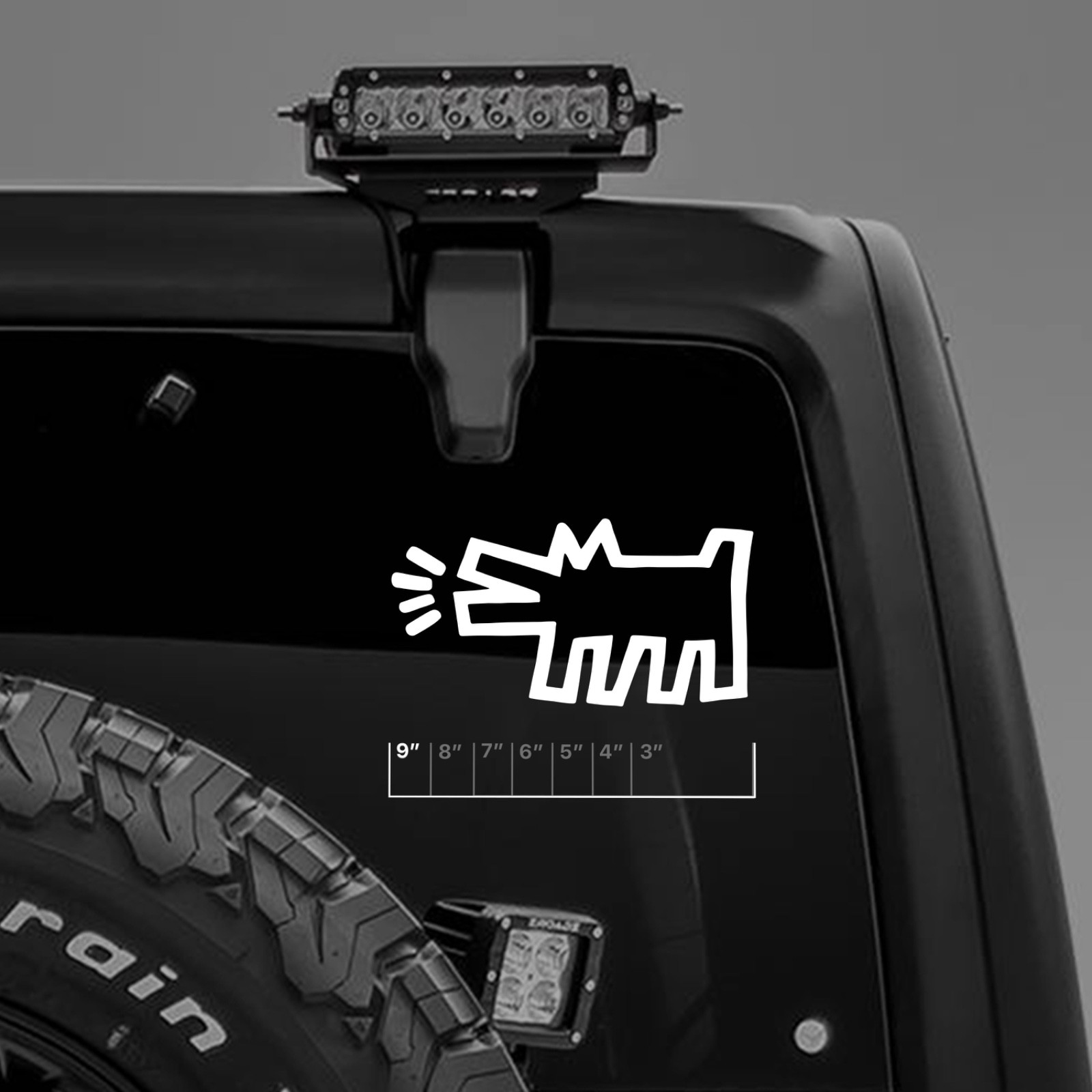 The Dog – Keith Haring Decal