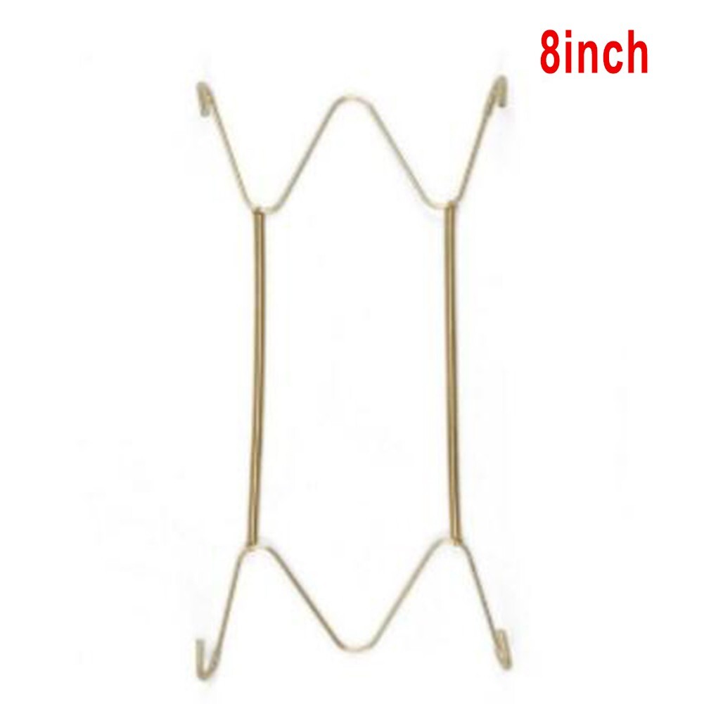 5 Sizes Wall Display Invisible Dish Hangers Adjustable Plate Spring Holder New