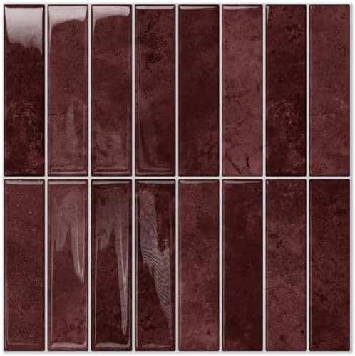 STICKGOO 10-Sheet Peel and Stick Backsplash Tile, Self Adhesive Vinyl Wall Ti…