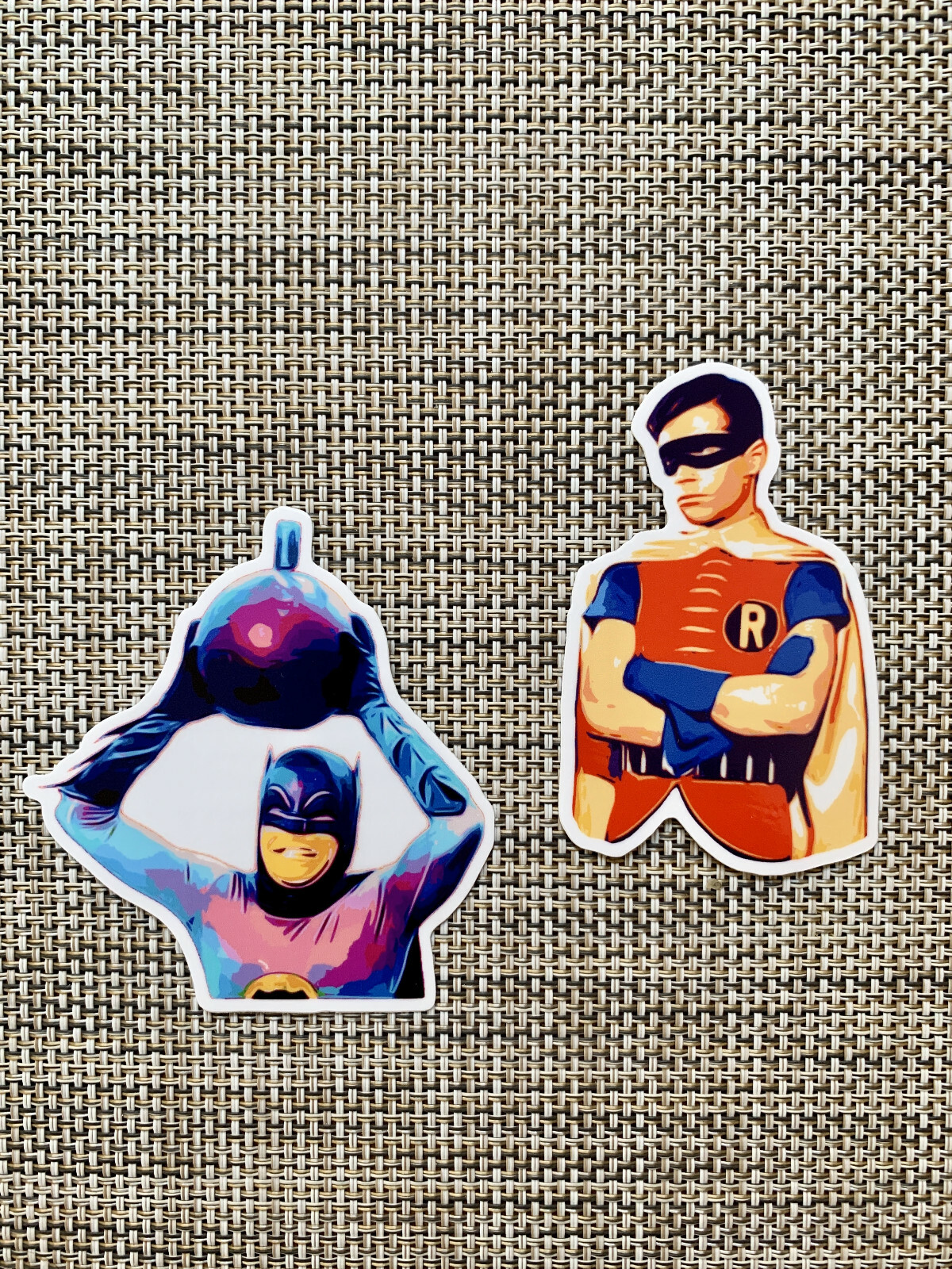 Batman & Robin Dark Knight Premium Decal Sticker Laptop Car Window Drawing