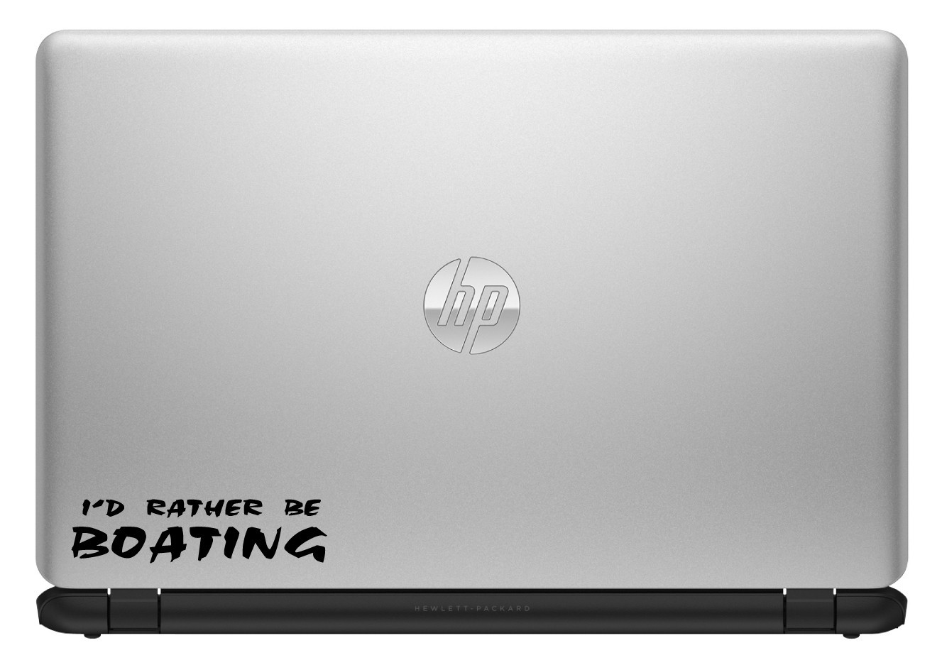 I'd Rather Be Boating Vinyl Decal Sticker for Car Window Laptop & More