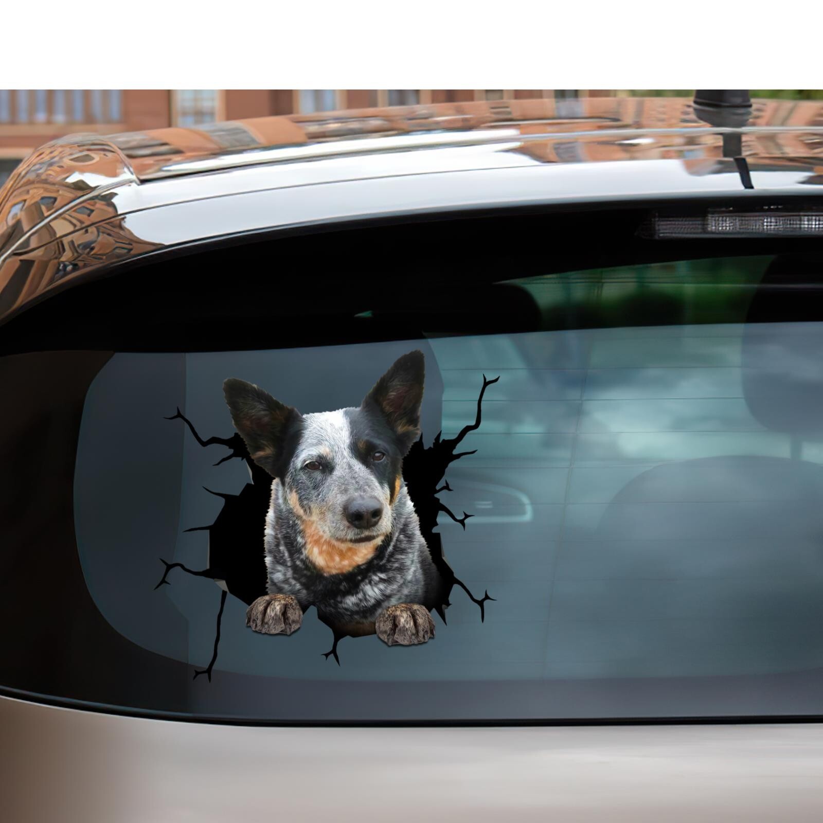 Blue Red Heeler Decal Heeler Mom Sticker Die Cut Heeler Stickers Car Heeler Dog