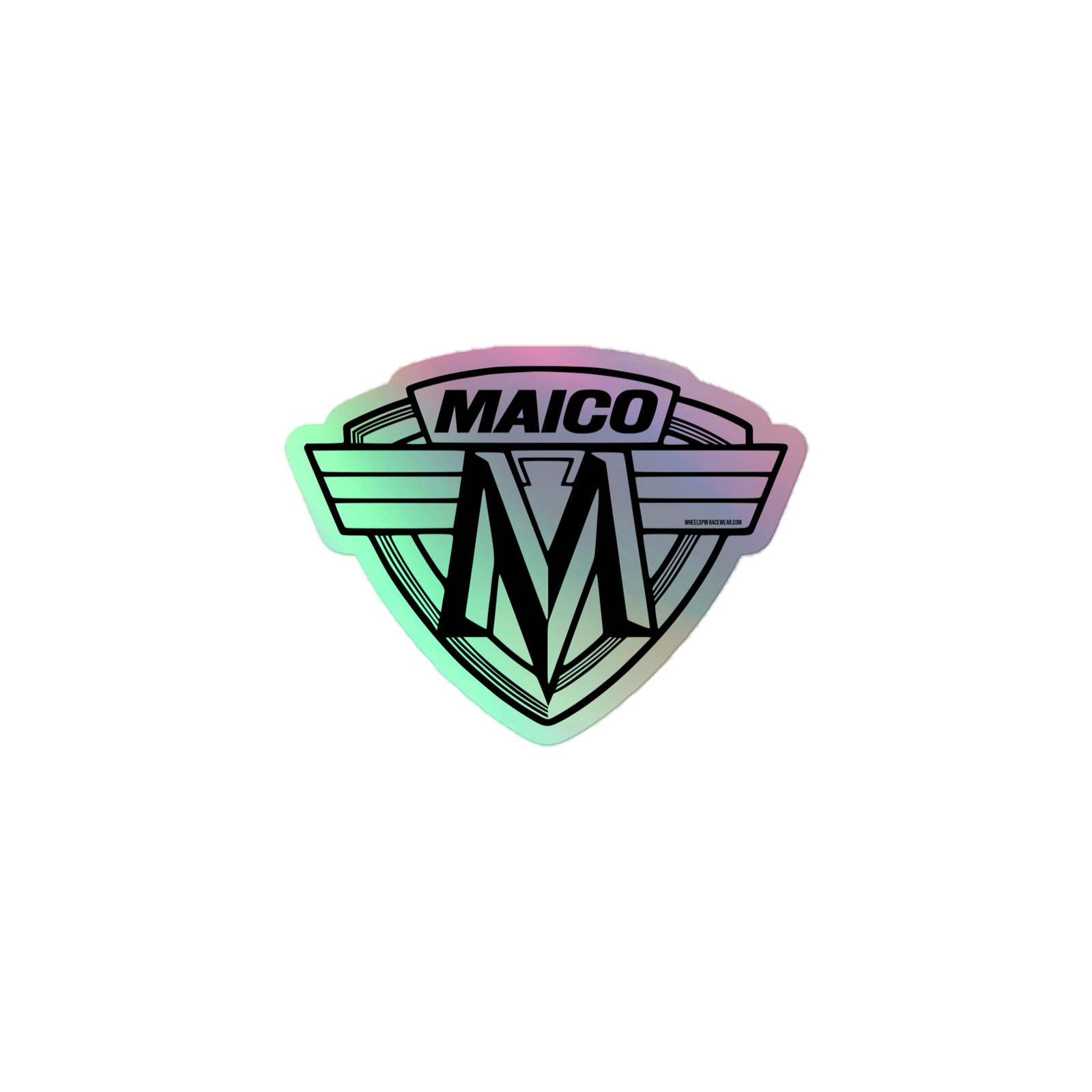 Maico Shield Logo Holographic Moto Stickers vintage mx motocross