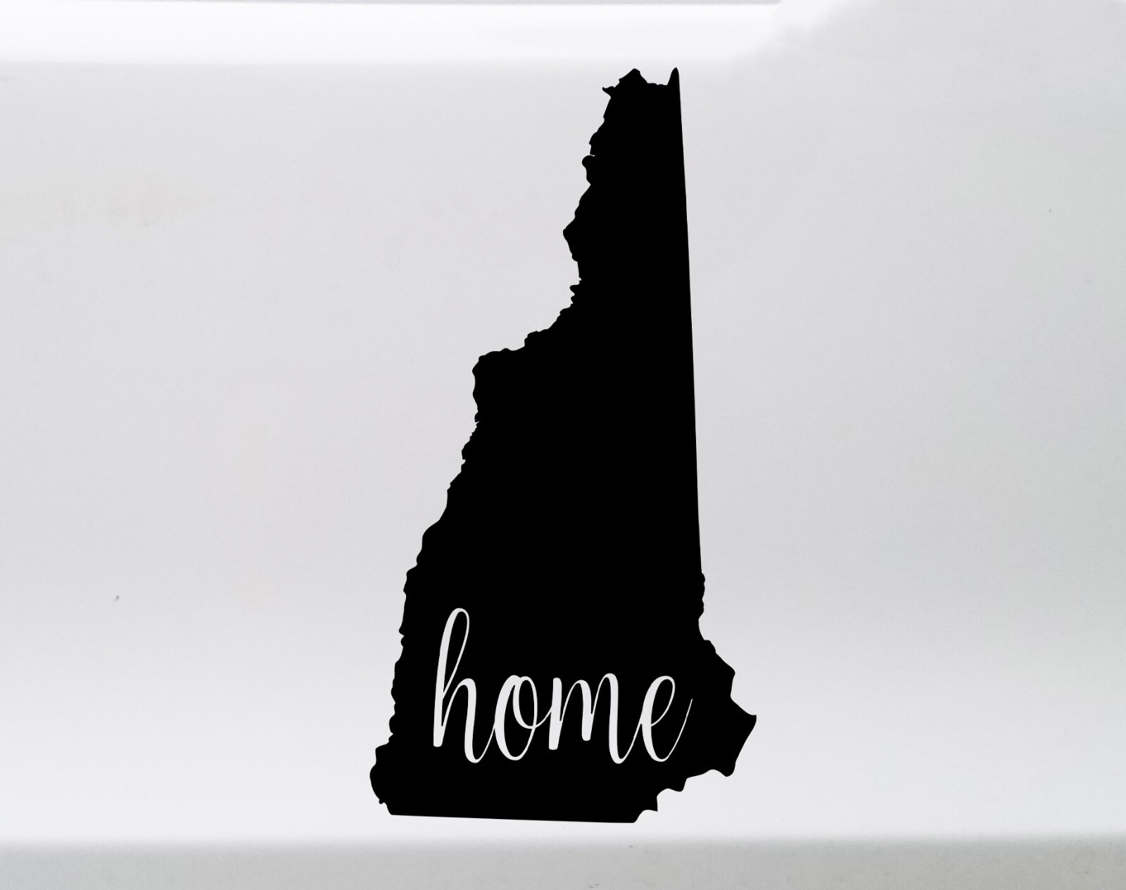 New Hampshire Home State Vinyl Decal – Native Outline – Die Cut Sticker