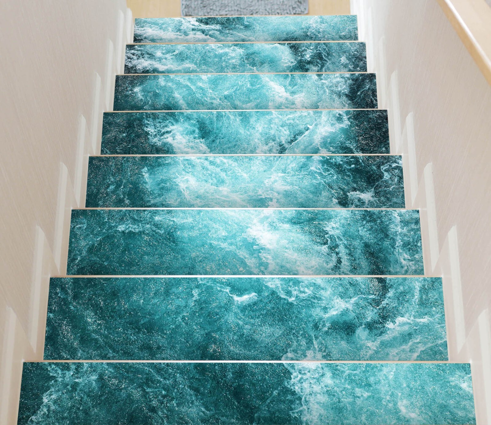 3D Sea Charm U917 Stair Risers Decoration Photo Mural Decal Wallpaper Romy