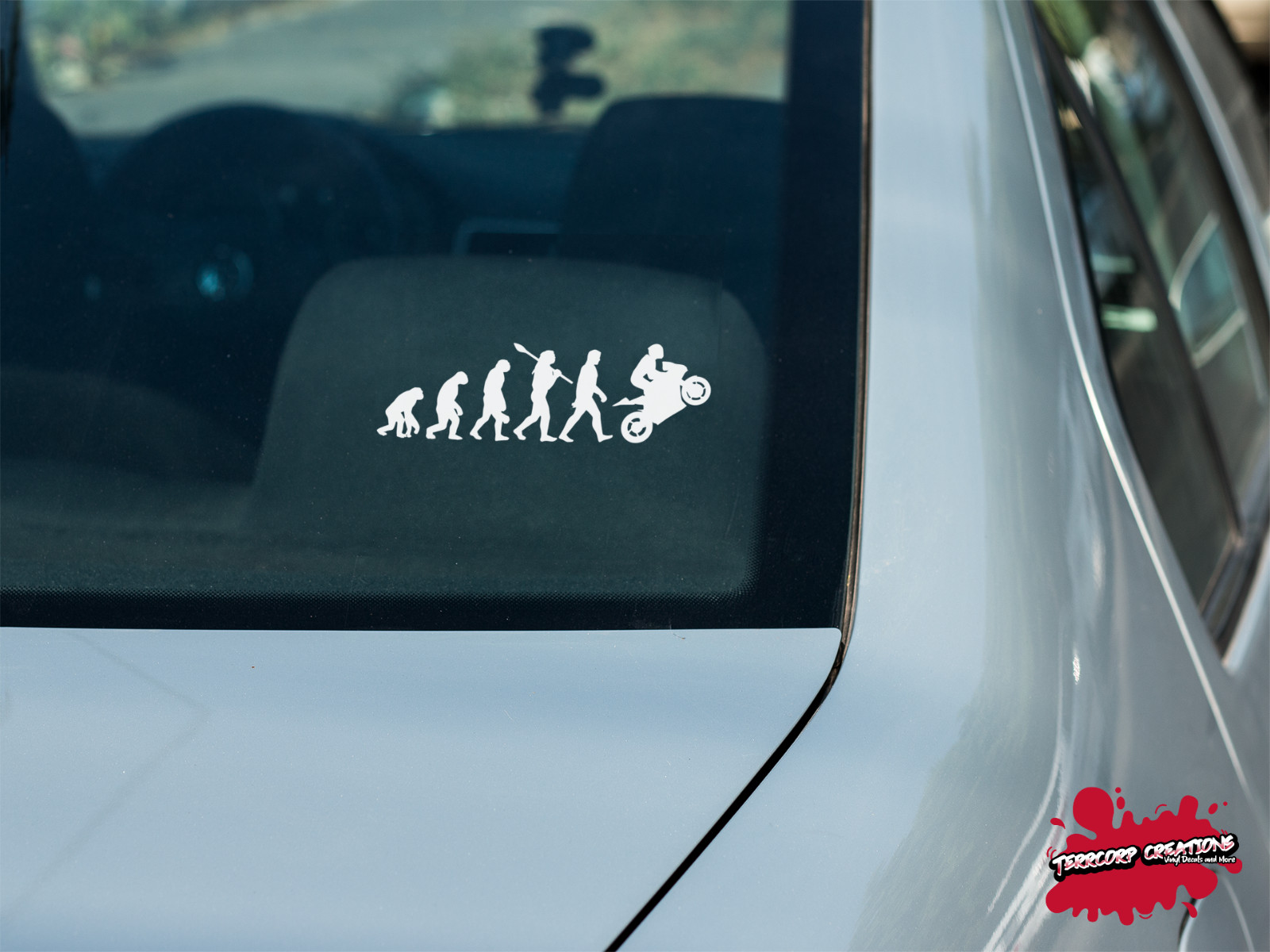 Evolution of a Biker Vinyl Decal – Motorcycle | Harley | Honda | Indian | Suzuki