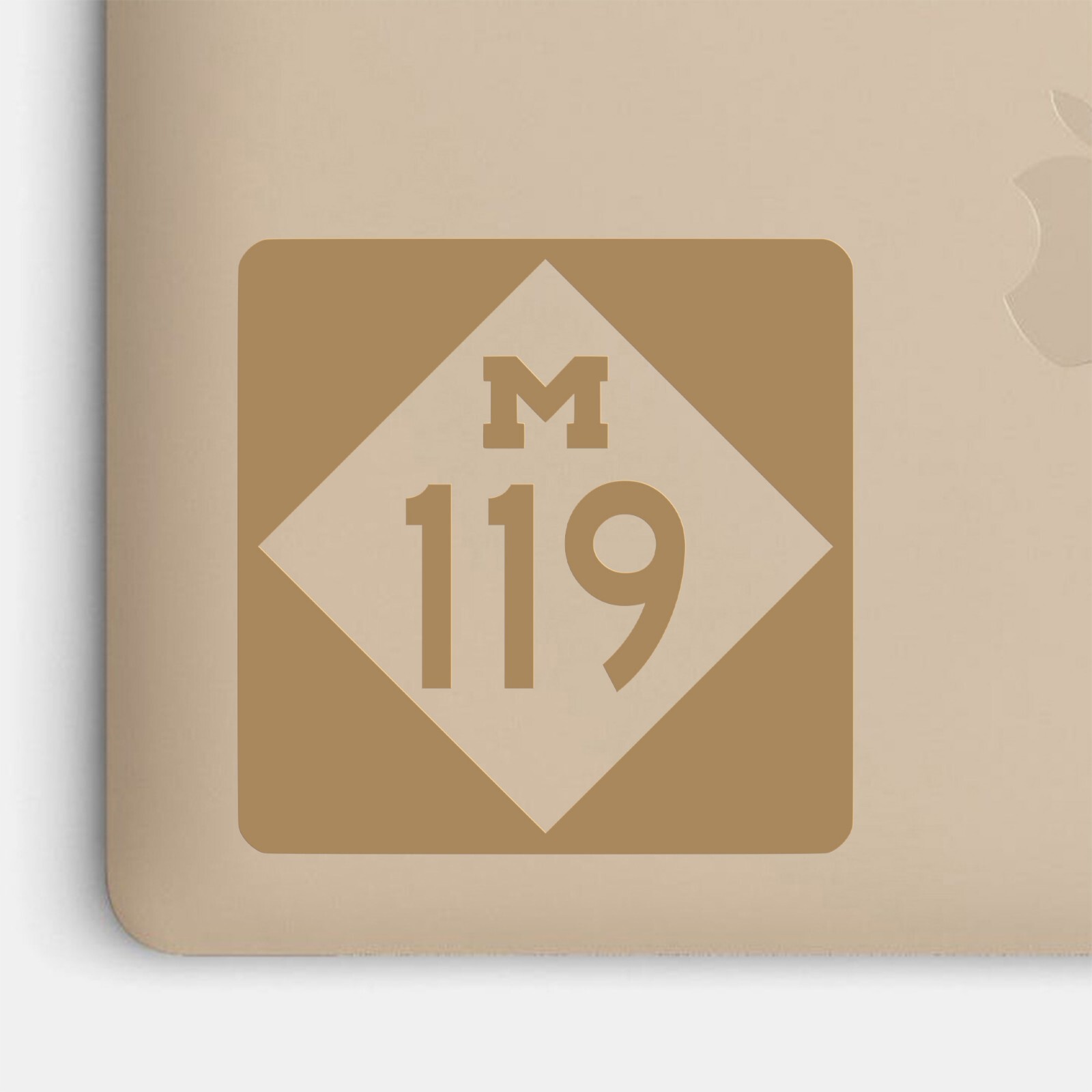 Michigan M-119 Highway Sign Decal – Scenic Route Vinyl Sticker – Custom Sizes