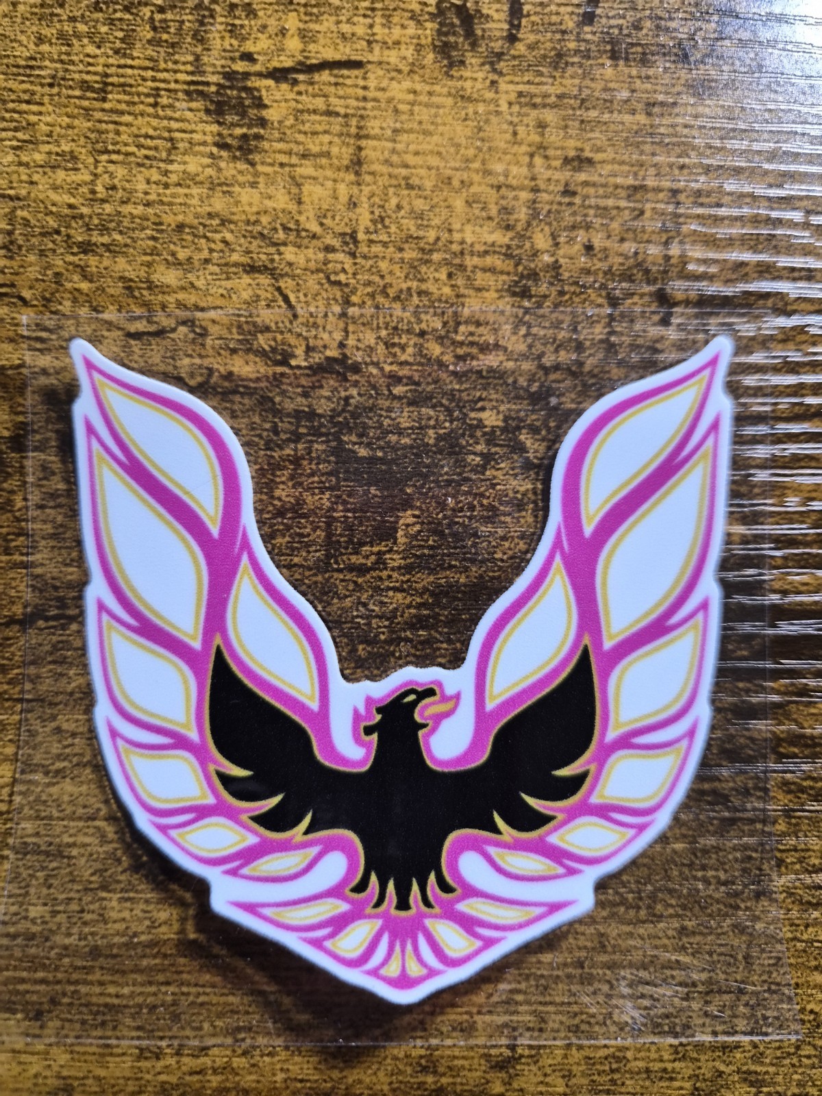 Pink UV DTF Decal Sticker waterproof USA NOT VINYL