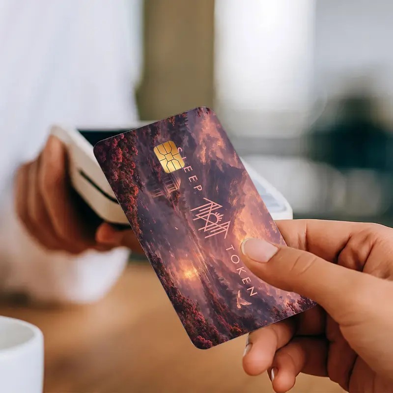 Sleep Token Inspired Card Skin, Premium Vinyl Sticker for Debit Credit Card Gift