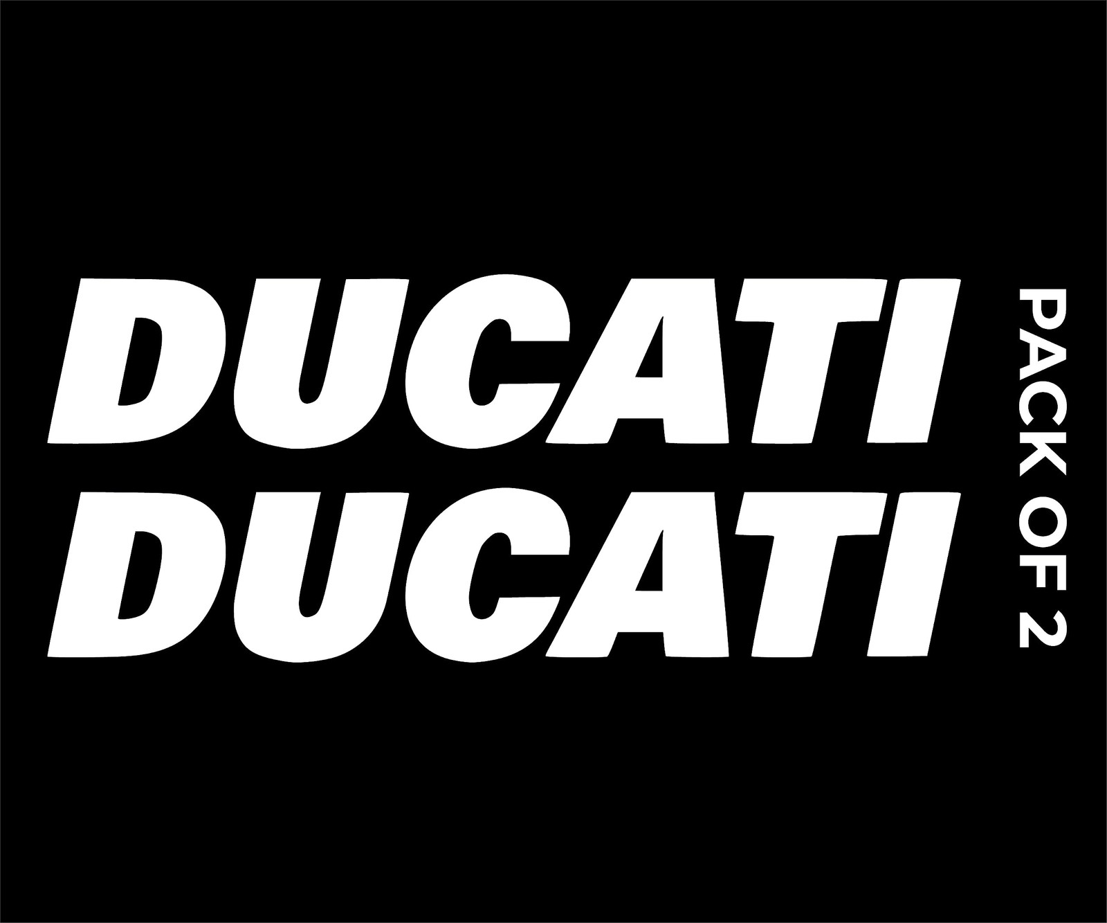 – Ducati Stickers–Vinyl Decal for Car, Van and Helmet–Indoor and Outdoor use …