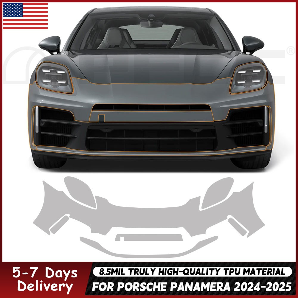 For Porsche Panamera 2024-UP Precut Kit DIY Paint Protection Film Clear PPF TPU