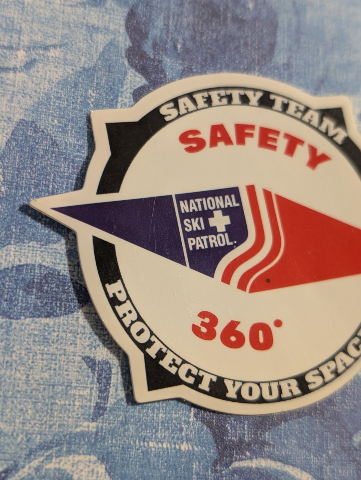 National Ski Patrol Sticker – 360 Degree Safety Team Protect Your Space Decal