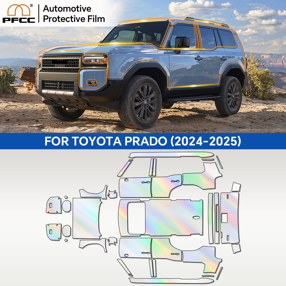 Toyota Land Cruiser LC250 Prado 2024-UP Full Car Precut Paint Protection Film