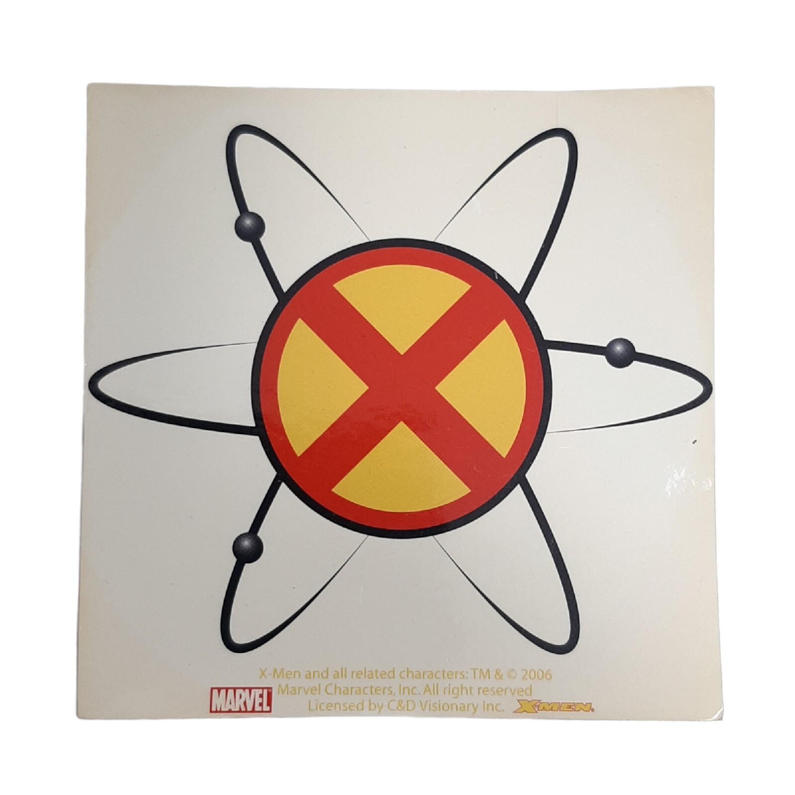 11 Marvel X-men Sticker Lot 4"x4" 9 Square & 2 Round