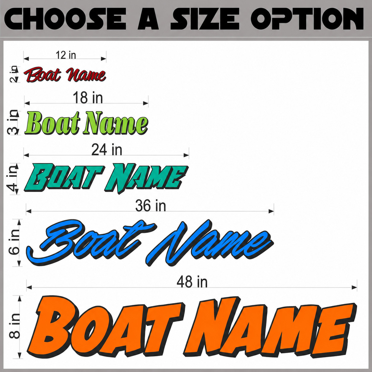 Boat Name Decal / Custom Hull Graphic / Premium Marine Vinyl Lettering
