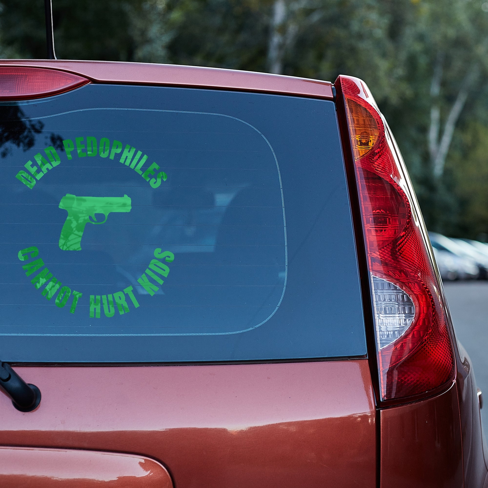 expired pedophiles cannot hurt children Vinyl decal