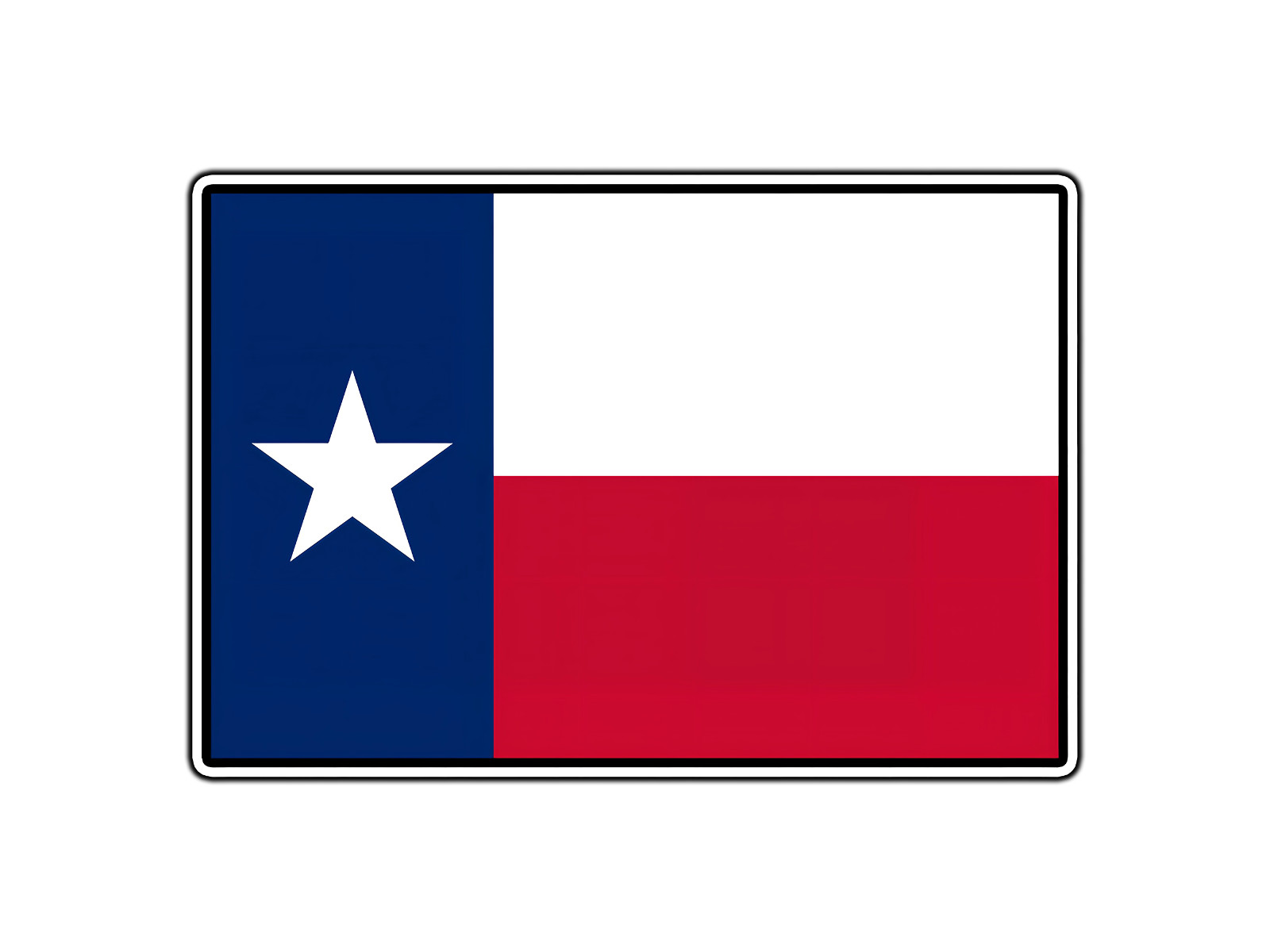 #1195 Texas State Flag World Country Sticker Waterproof Vinyl Decal Die-Cut Car