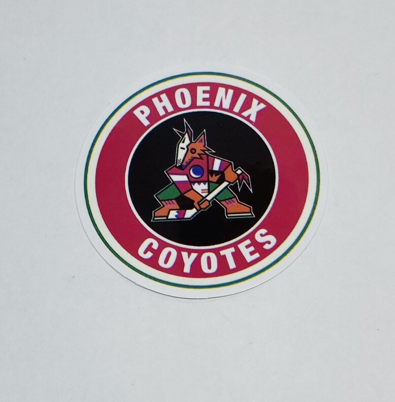 Phoenix Coyotes Hockey Sticker Sport Team Logo Art Decal Vinyl Souvenirs Tc6
