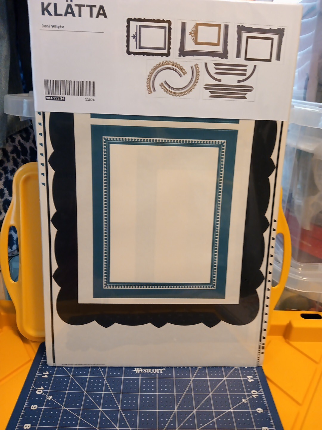 HTF IKEA Klatta By Joni Whyte Decal Style Wall Decor-Frames-Photo/Art/Blank-MIOP