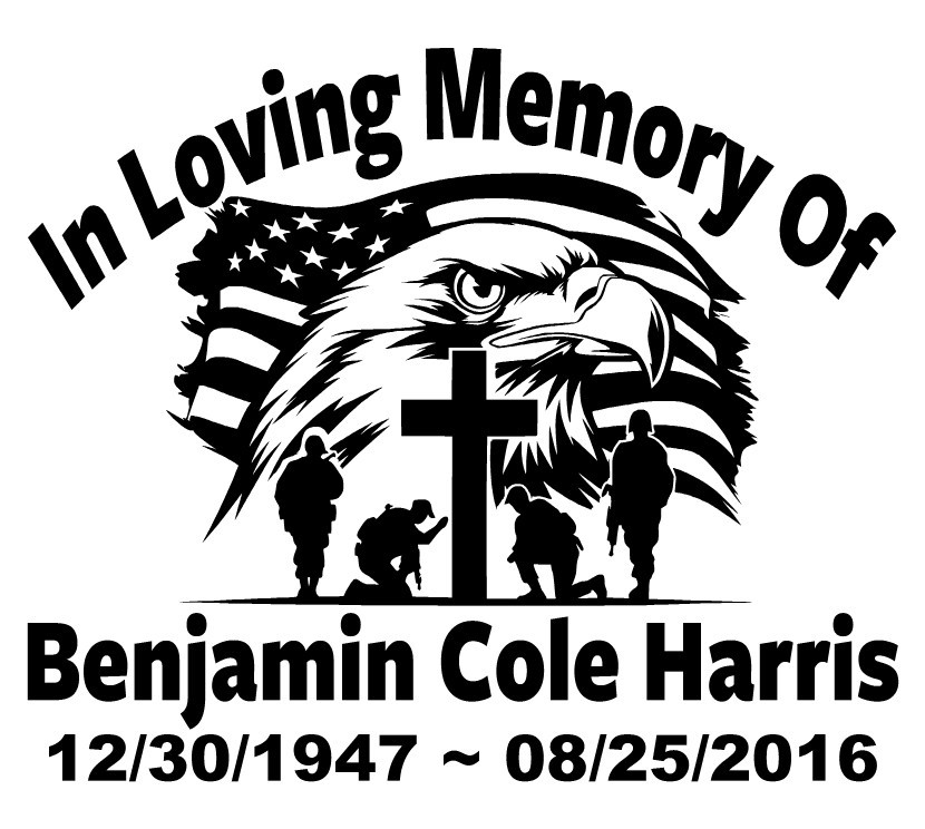 In Loving Memory Of – Military Armed Forces Sticker Decal Memorial Personalize 4