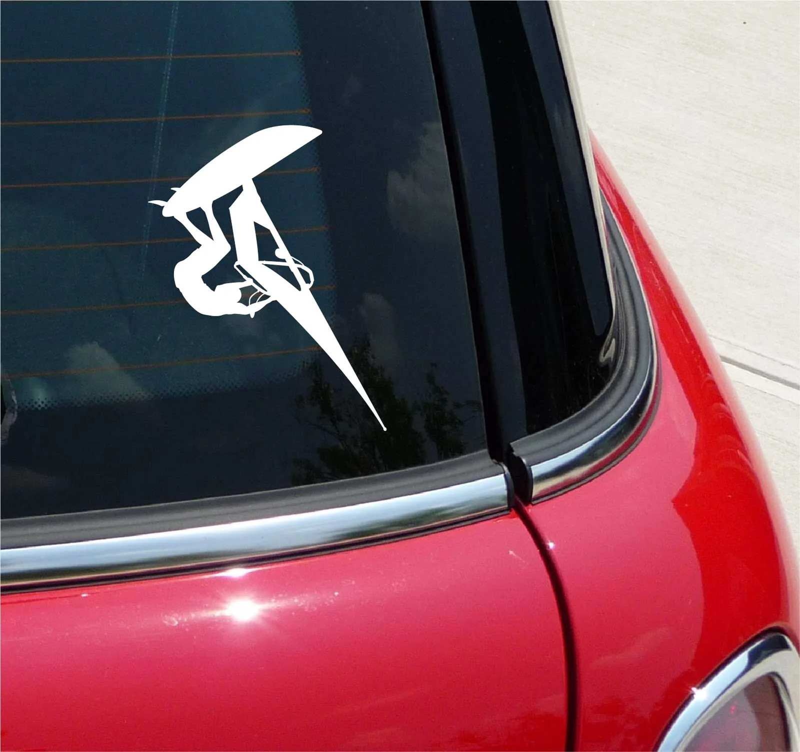 WINDSURFING WIND SURFING GRAPHIC DECAL STICKER ART CAR WALL DECOR