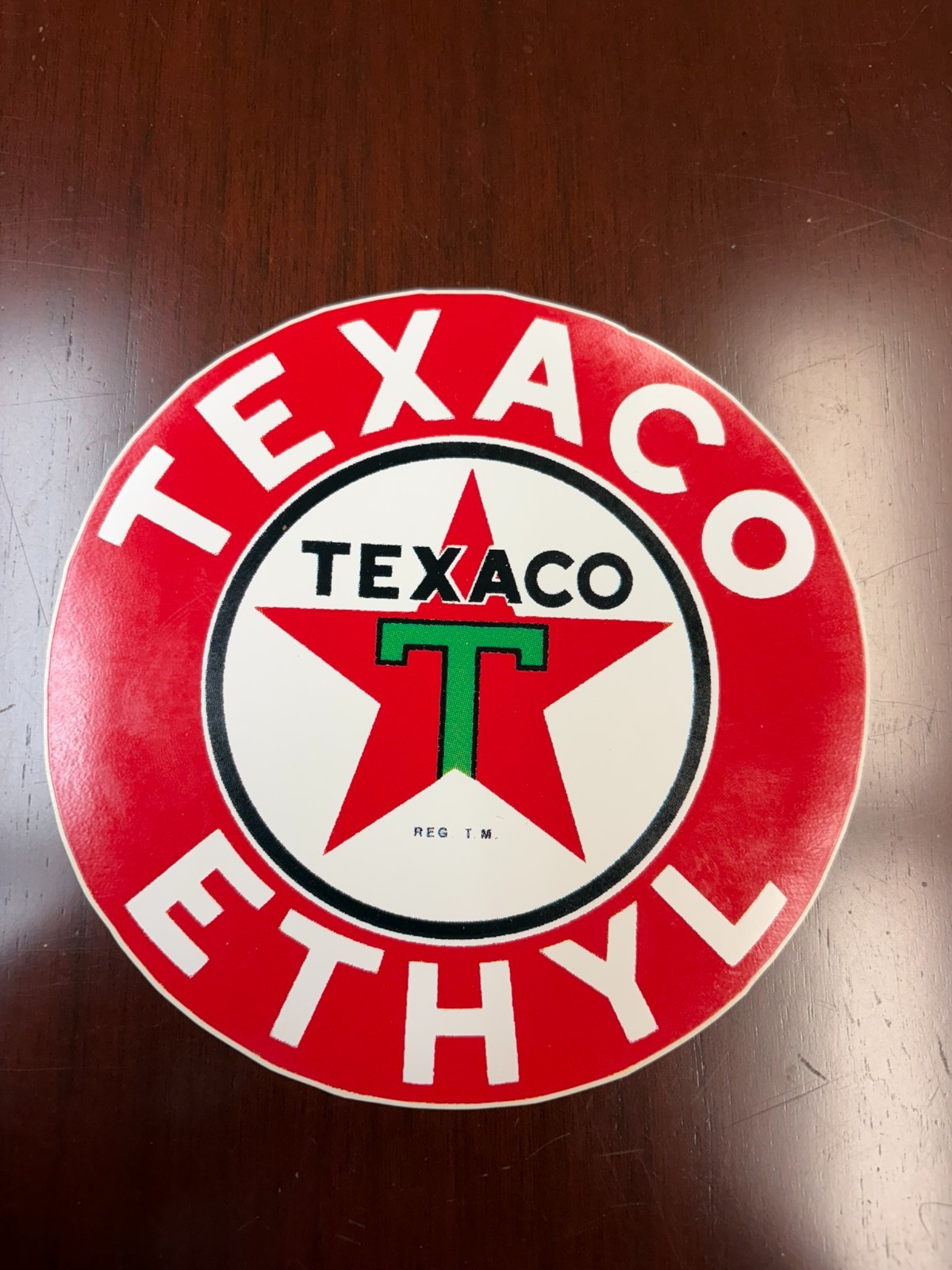 Texaco Ethyl Sticker 6" Sticker Oil Gas BRAND NEW