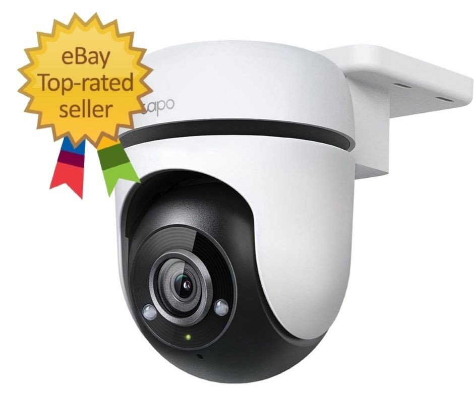 Tapo 1080P Outdoor Wired Wi-Fi Camera 360° View Pan Tilt Motion Tracking C500