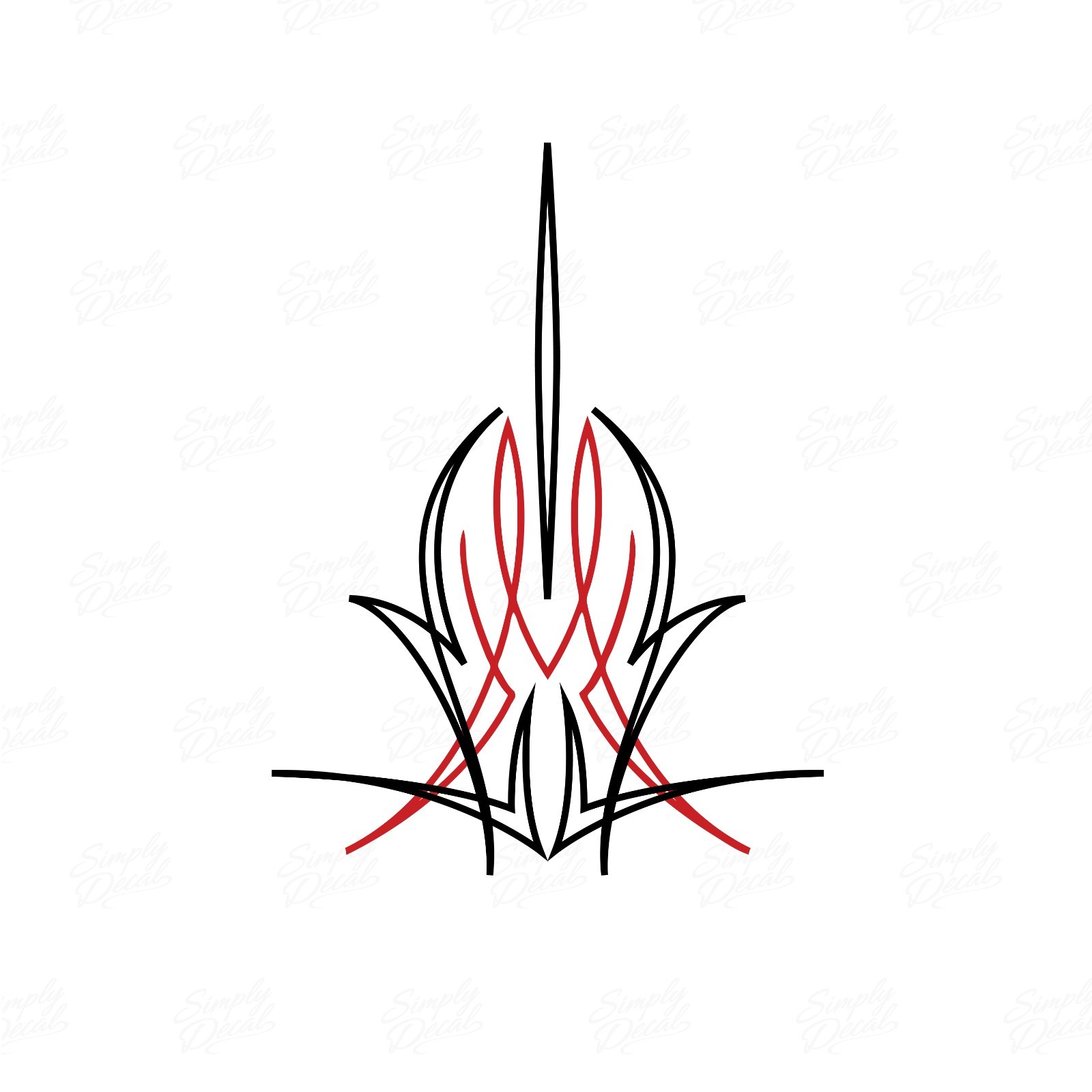 Hot Rod Pinstripe Decal – Vinyl Pinstripe Scrolls for Car Truck and Motorcycle