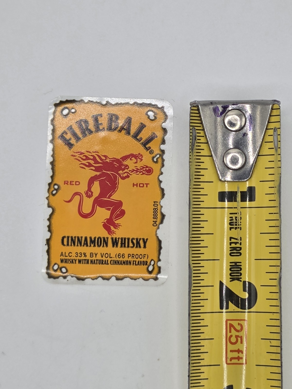 (10)Fireball Logo Stickers Waterproof Vinyl Decal Die-Cut Laptop 1.25" W X 1.75H
