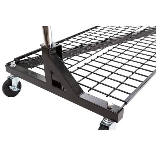 Econoco RZK8SLFB Foldable Wire Shelf For Industrial Z-racks With Bolted Base