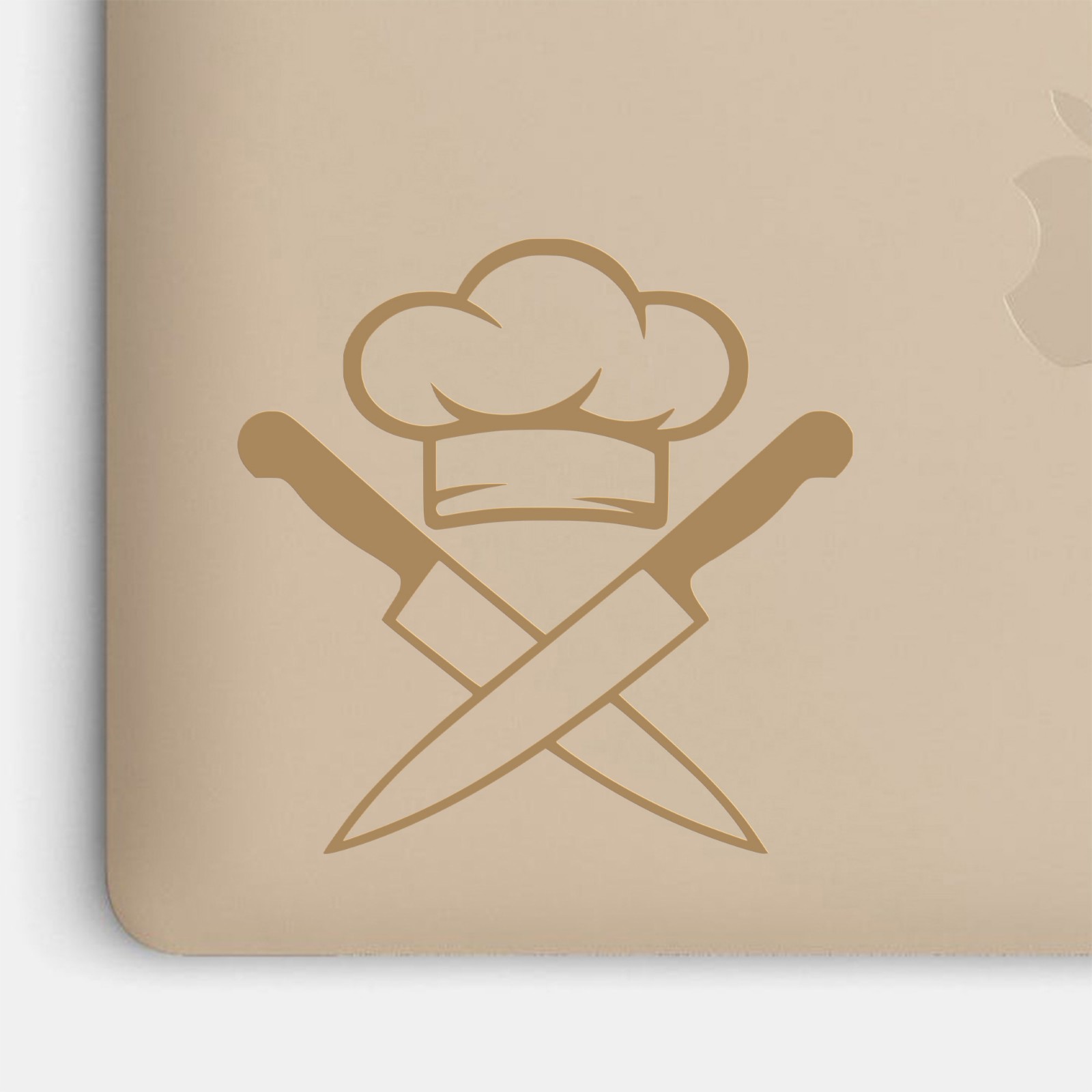 Crossed Kitchen Knives with Chef Hat Vinyl Decal – Cooking Culinary Sticker
