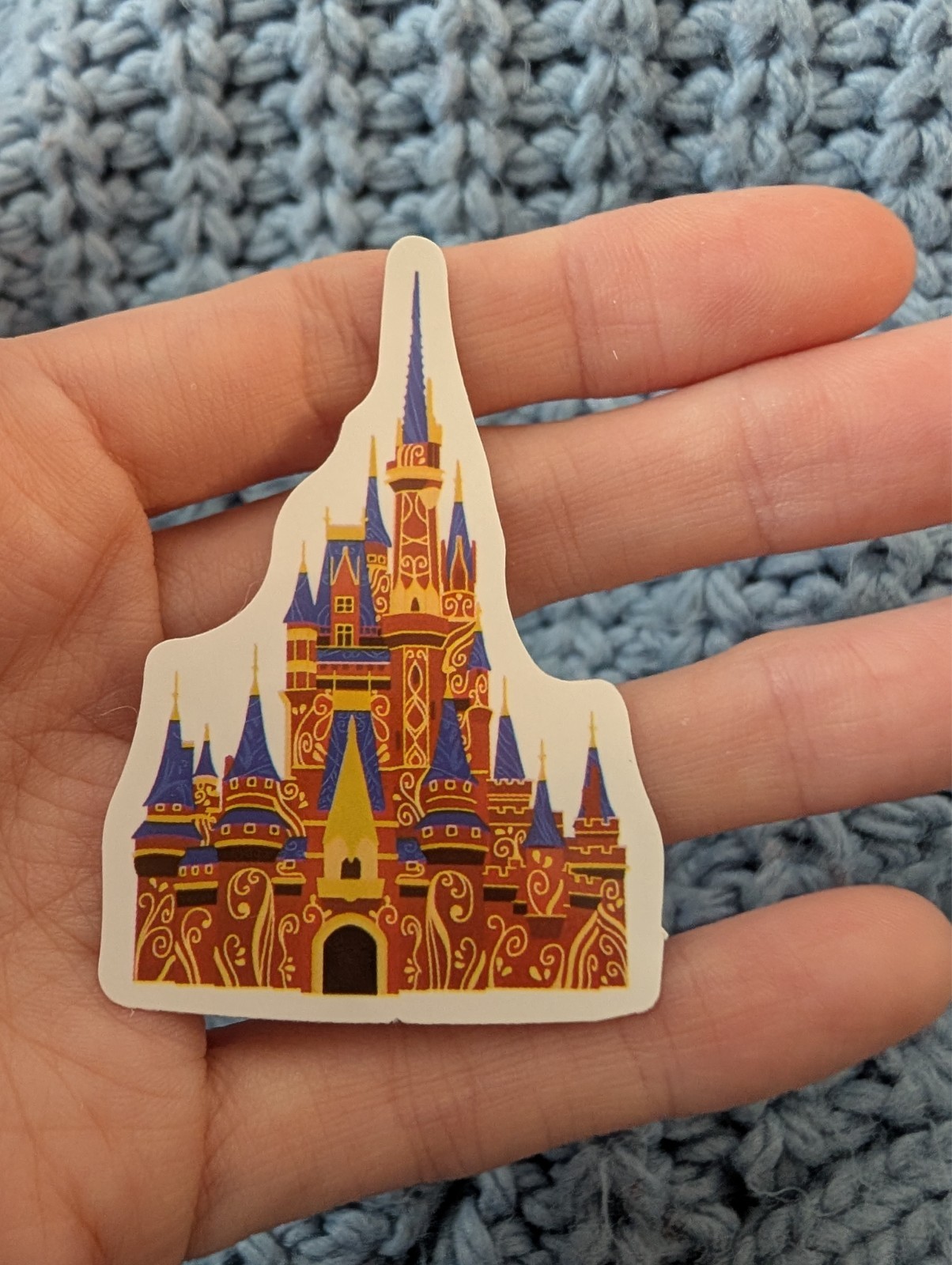 Disney parks, Disneyland, Disneyworld, Castle, Cinderella, Vinyl Sticker